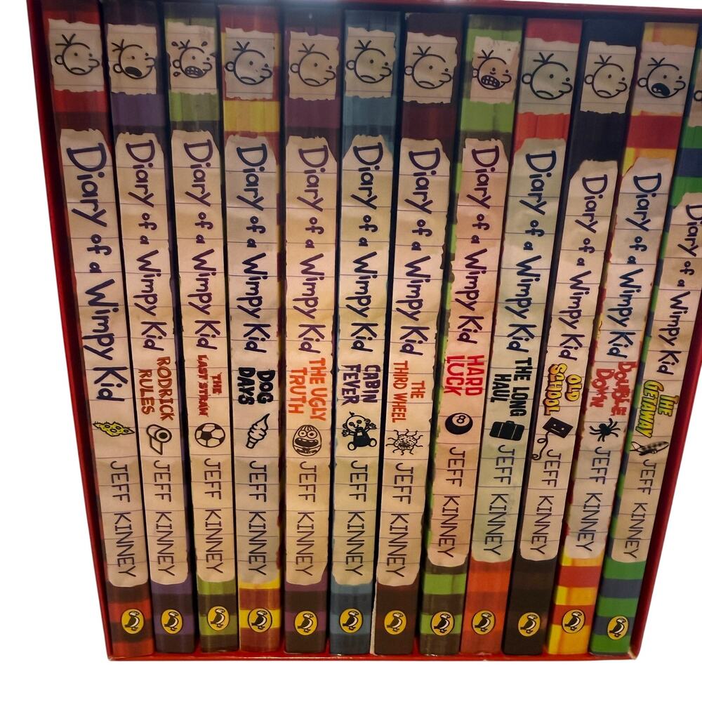 Diary Of A Wimpy Kid Box Of Books Box Set Paperback Books 1-12 Jeff Kinney New - Picture 2 of 7